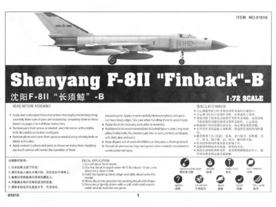 Chinese Shenyang F-8II Finback-B