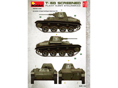 T-60 Screened (Plant No. 264 Stalingrad) Interior Kit