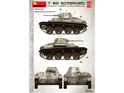 T-60 Screened (Plant No. 264 Stalingrad) Interior Kit