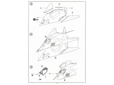 Lockheed F-117A Stealth Fighter Attack-Bomber