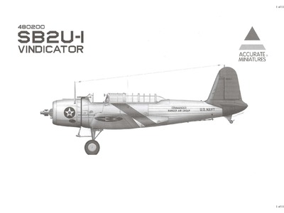 U.S. Navy Bomber SB2U-1 Vindicator Commander Air Group USS Ranger (CV4)