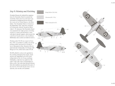 U.S. Navy Bomber SB2U-1 Vindicator Commander Air Group USS Ranger (CV4)