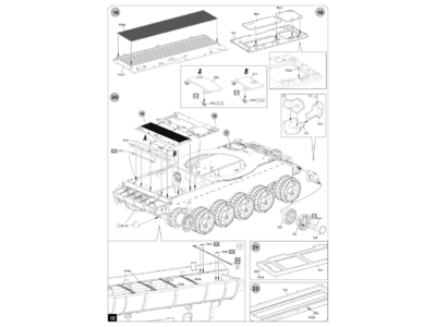 TIRAN 4 SHARIR EARLY TYPE w/DOZER BLADE