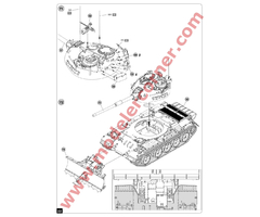 TIRAN 4 SHARIR EARLY TYPE w/DOZER BLADE