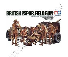 British 25 PDR. Field Gun