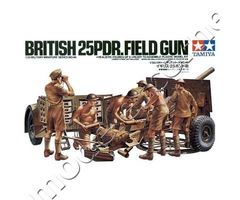 British 25 PDR. Field Gun