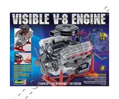 Visible V-8 Engine