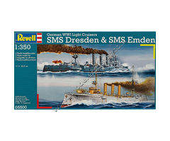 German WWI Light Cruisers SMS Dresden & SMS Emden