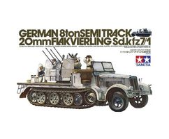 German 8 ton semitrack 20mm FLAKVIERLING Sd.Kfz.7/1