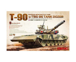 Russian Main Battle Tank T-90 w/TBS-86 Tank Dozer