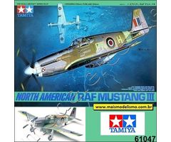 1:48 Scale Tamiya 61047 North American Mustang RAF 